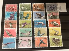 Liechtenstein, 1954/58, gestempelt, 5 Serien Sport, KP 175.-