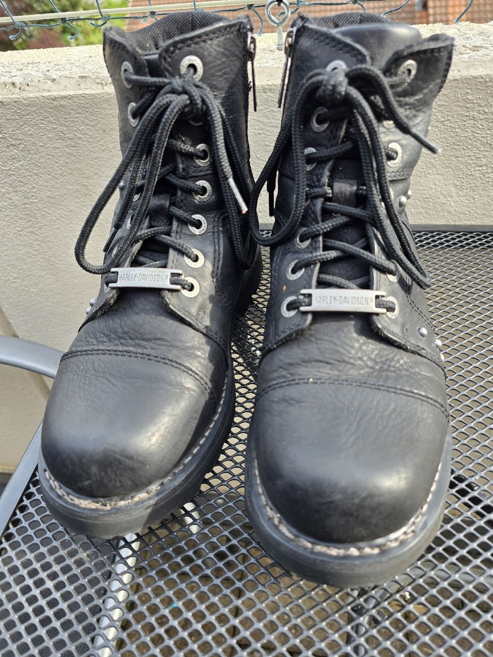 Harley-Davidson Scarpe da donna: Harley Lederstiefel – Usato da Toffen venduto da Eagleseye17