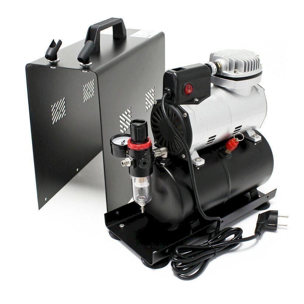 Compresseurs: WilTec 34244 Airbrush Kompressor AF186A – Neuf avec emballage d'origine à Bottighofen par zaap 3