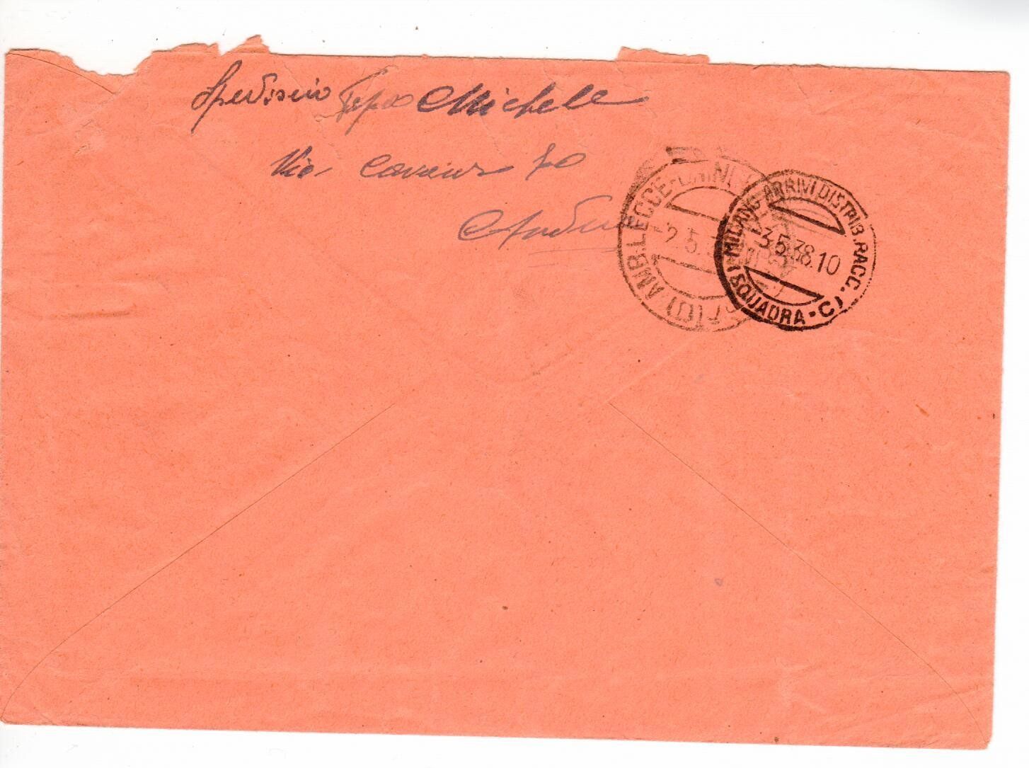 Tutti i francobolli: Brief, Italien 1938 – Usato da Wolhusen venduto da Curver9 1