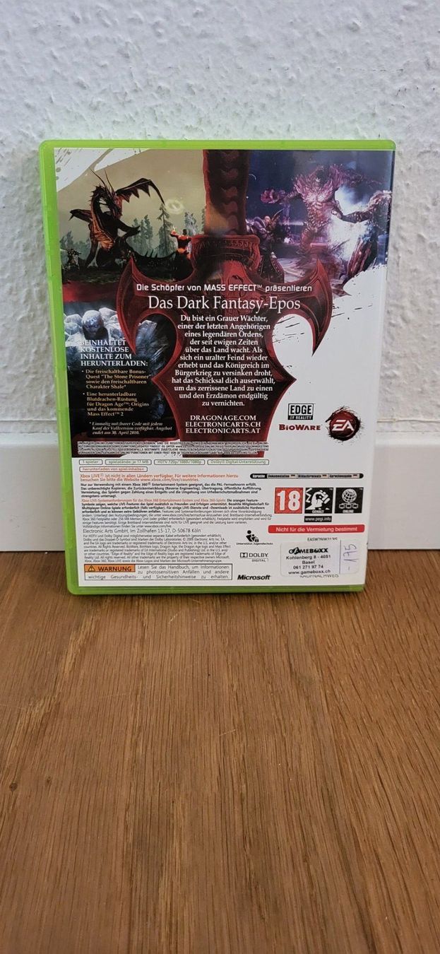 Microsoft Spiele: Xbox 360 - Dragon Age Origins – Gebraucht aus Münsingen von DigitaleSpielecke 1