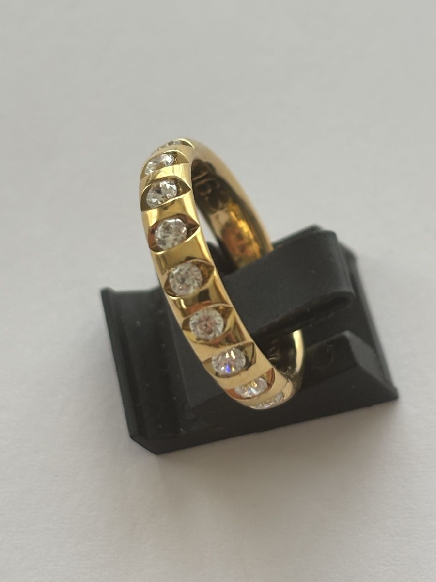 Anelli: Ring Silber 925 vergoldet  – Usato da Langnau am Albis venduto da flusspflege 1