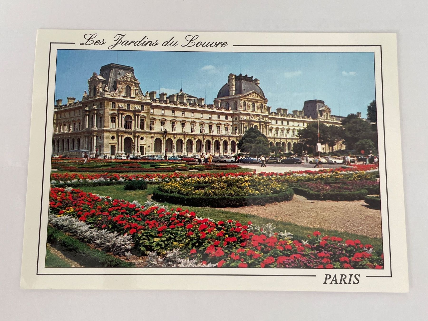 Ansichtskarten: Ansichtskarte Bild von Paris, Les Jardins du Louvre – Gebraucht aus St. Gallen von Gallus8