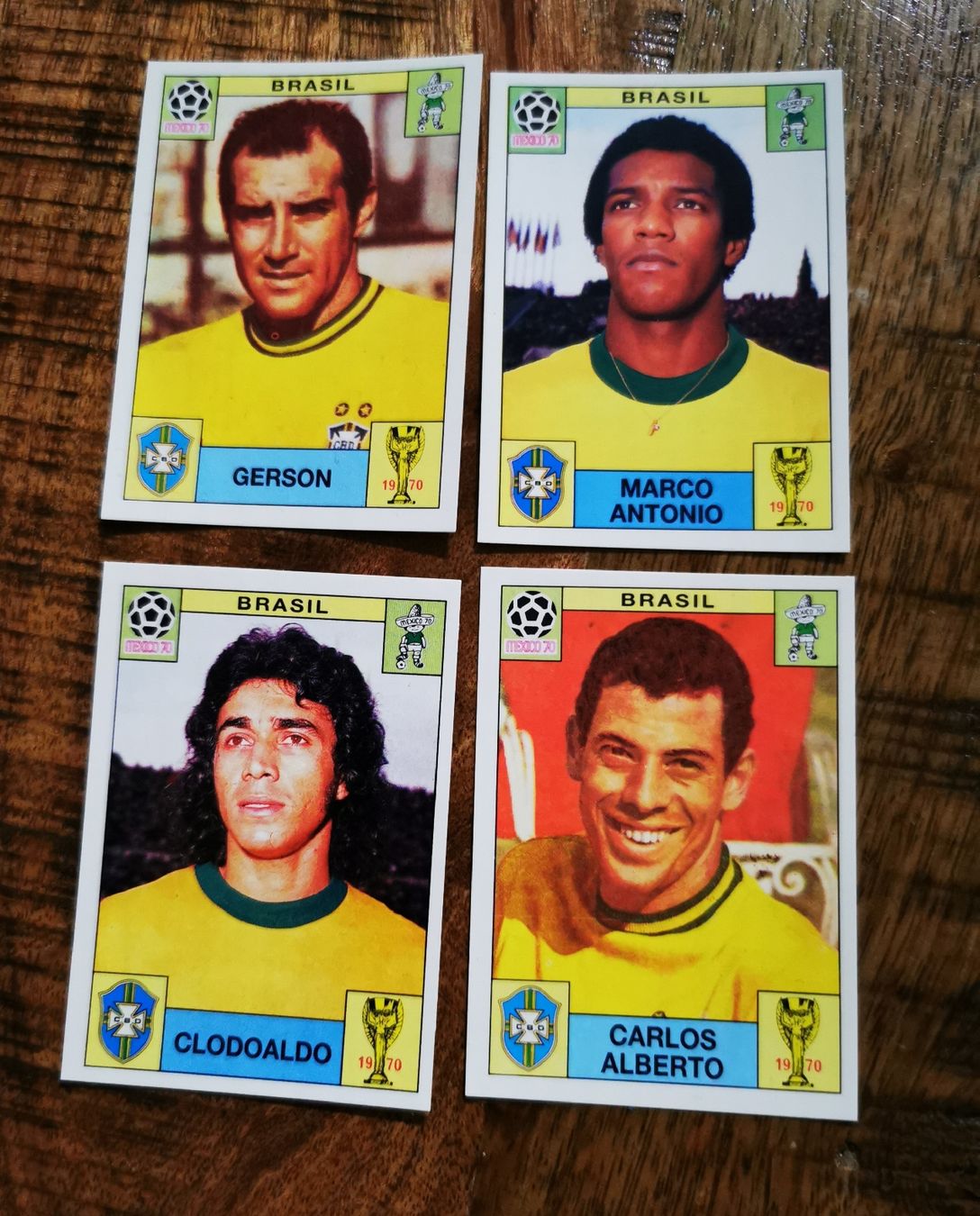 Panini Sammelbilder & Trading cards: Panini Brasilien 1970 – Gebraucht aus Rotkreuz von Titotesla