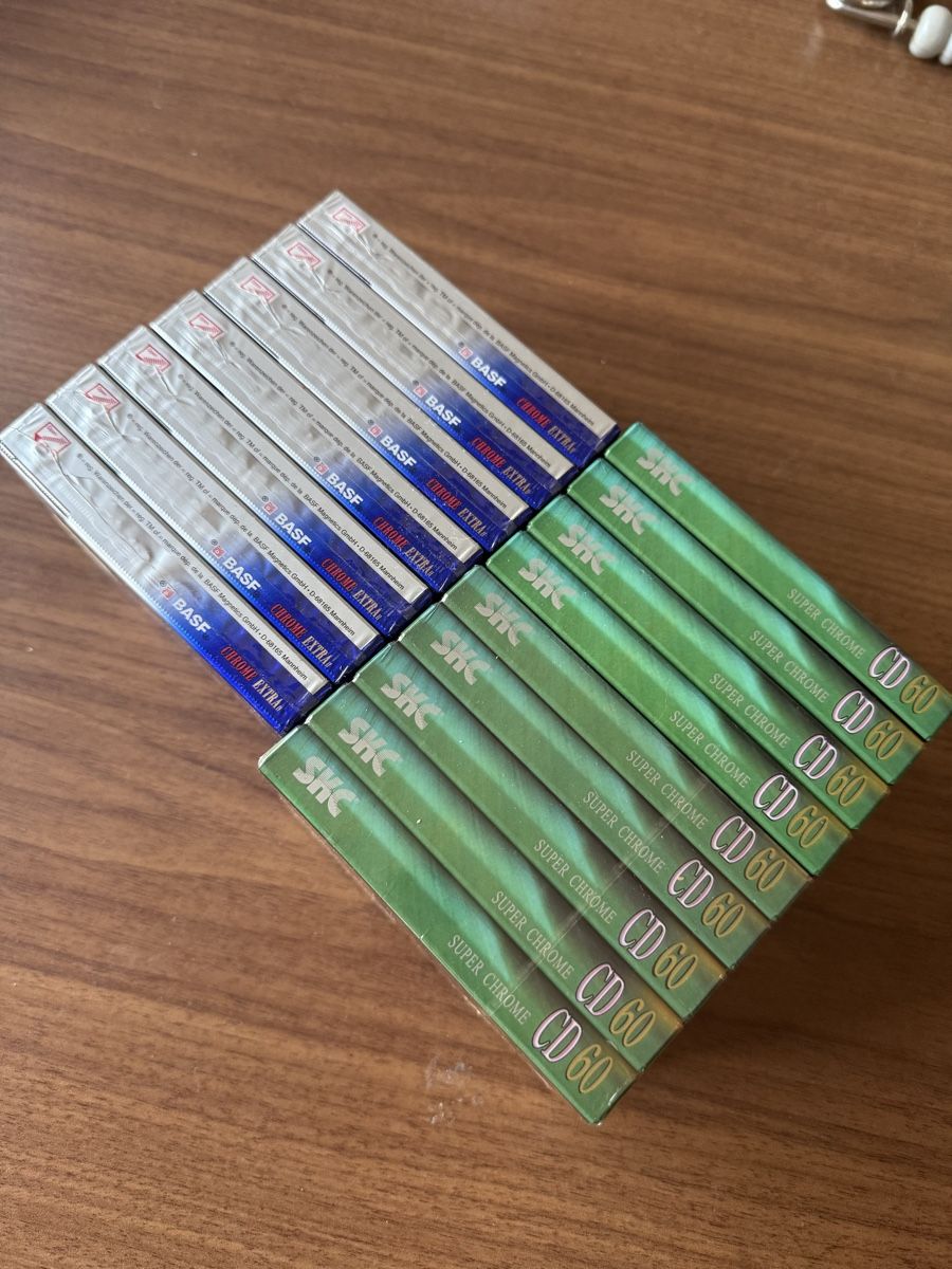 Musicassette: 16x Chrome Cassettes Pack - BASF Chrome Extra & SKC Super Ch – Nuovo (secondo la descrizione) da Zürich venduto da Mai.rast