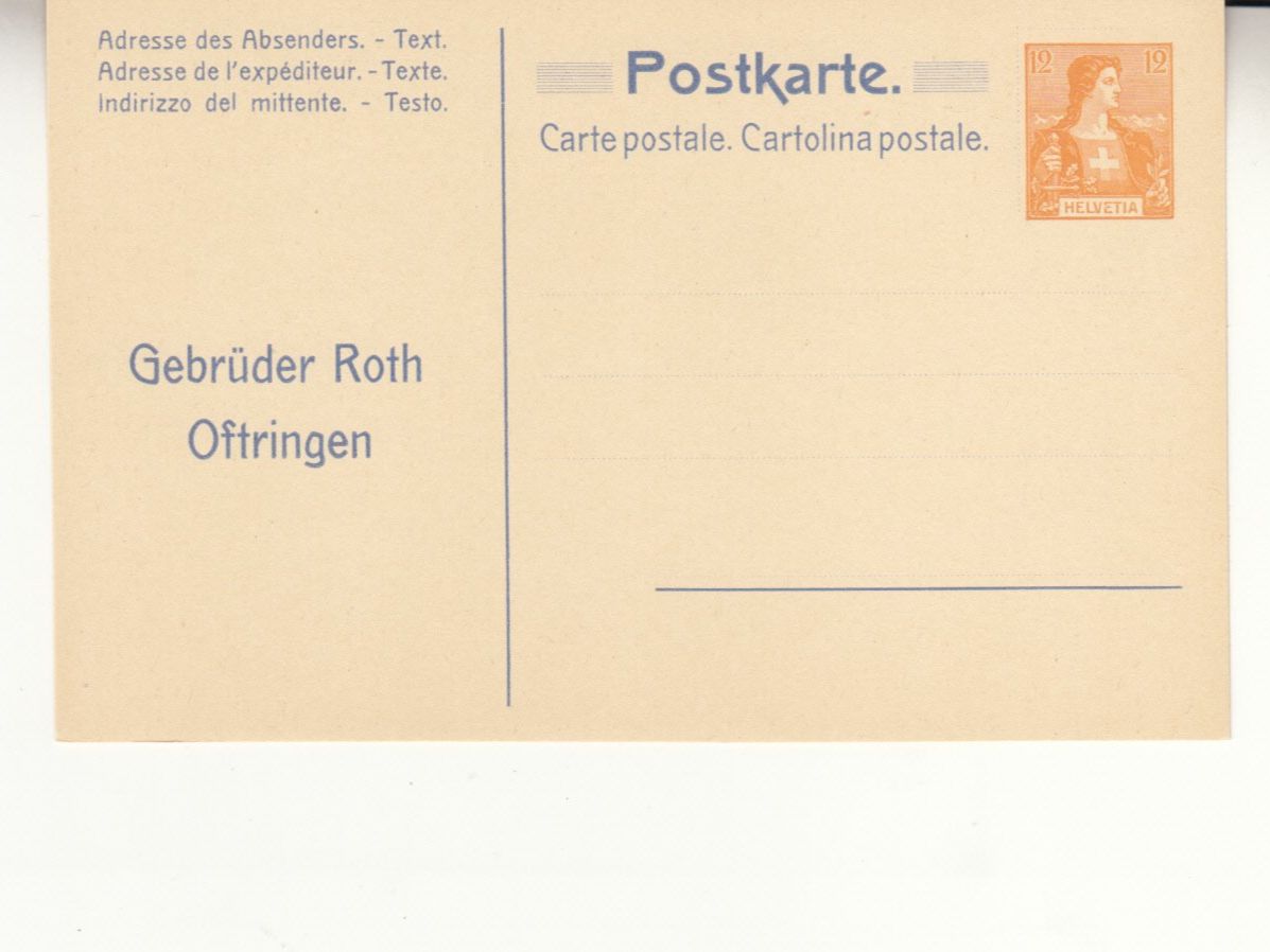 Alle Briefmarken: SGK PPK 009 Roth Oftringen – Gebraucht aus Bürglen TG von StampGraf