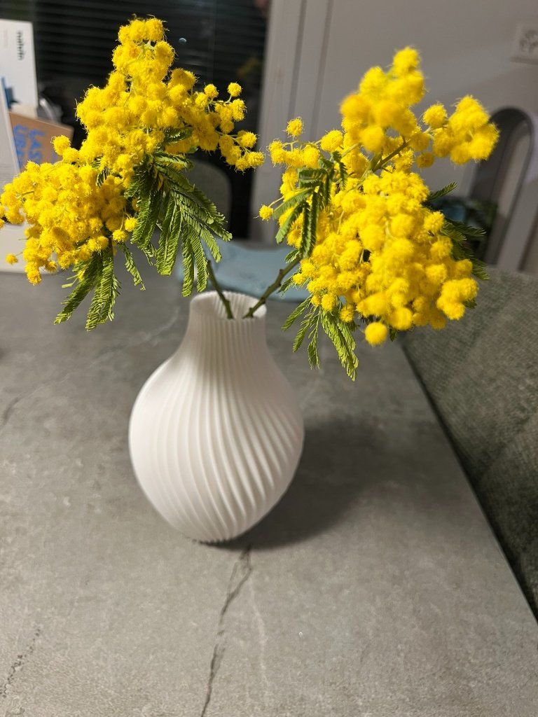 Vasi & Recipienti: Schlichte weisse Vase, modernes Design. – Nuovo (secondo la descrizione) da Tenniken venduto da Dom2011 2