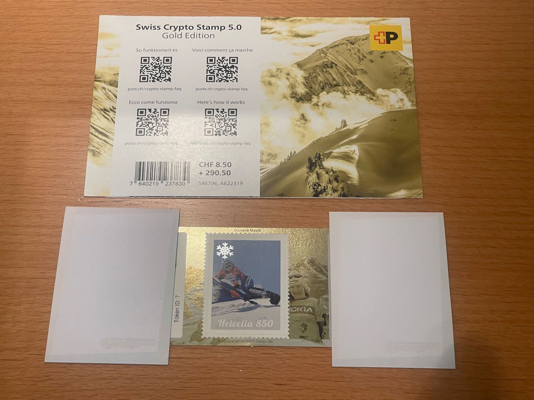 Swiss Crypto Stamp 5.0 Gold Edition ID 7 Daniela Meuli (Gebraucht) in  Kaiseraugst für CHF 498 – mit Lieferung auf Ricardo kaufen