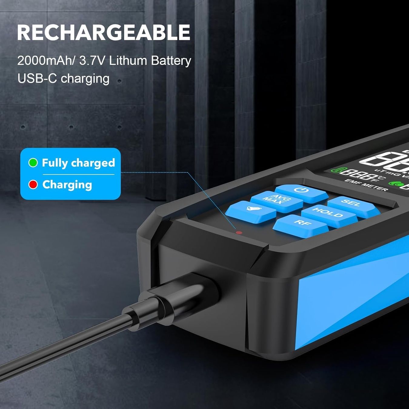 Misurare: Pro EMF Messgerät Strahlungsdetektor 5-in-1 – Nuovo e nell'imballaggio originale da Geneve venduto da Titi2008 6
