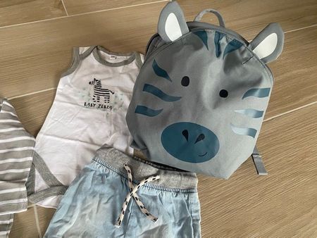 NEUES Baby-Set Gr. 62/68 "Zebra"