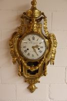 Paris Jean-Gatien HOGUET - Grosse Cartel Uhr 18.Jh Vergoldet