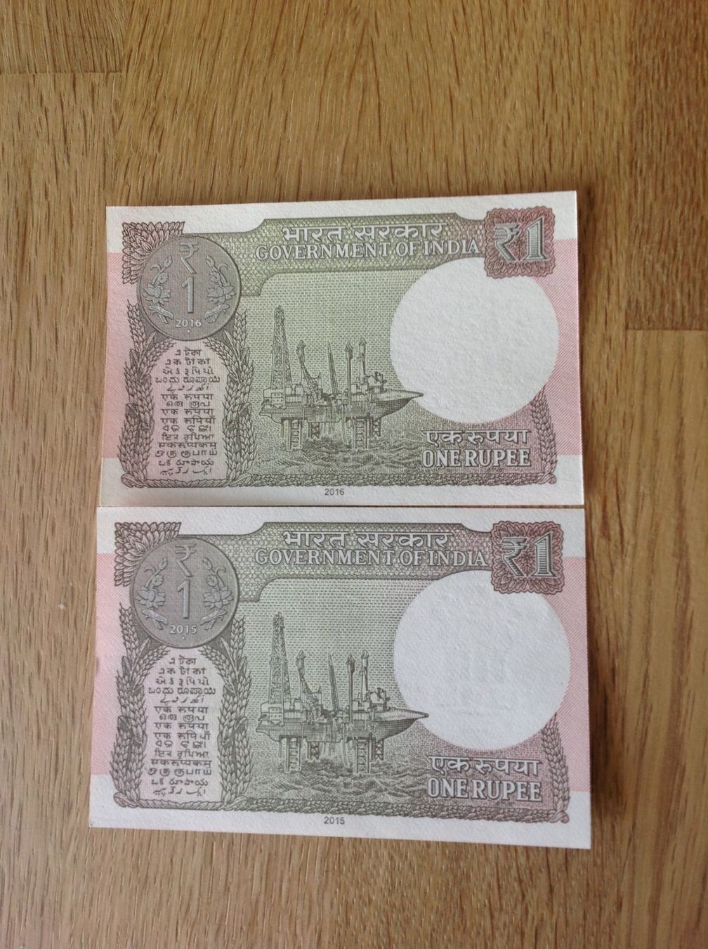 Banconote: Deux billets de l'Inde FAST UNC – Nuovo (secondo la descrizione) da Villars-sur-Glâne venduto da Graca03 2