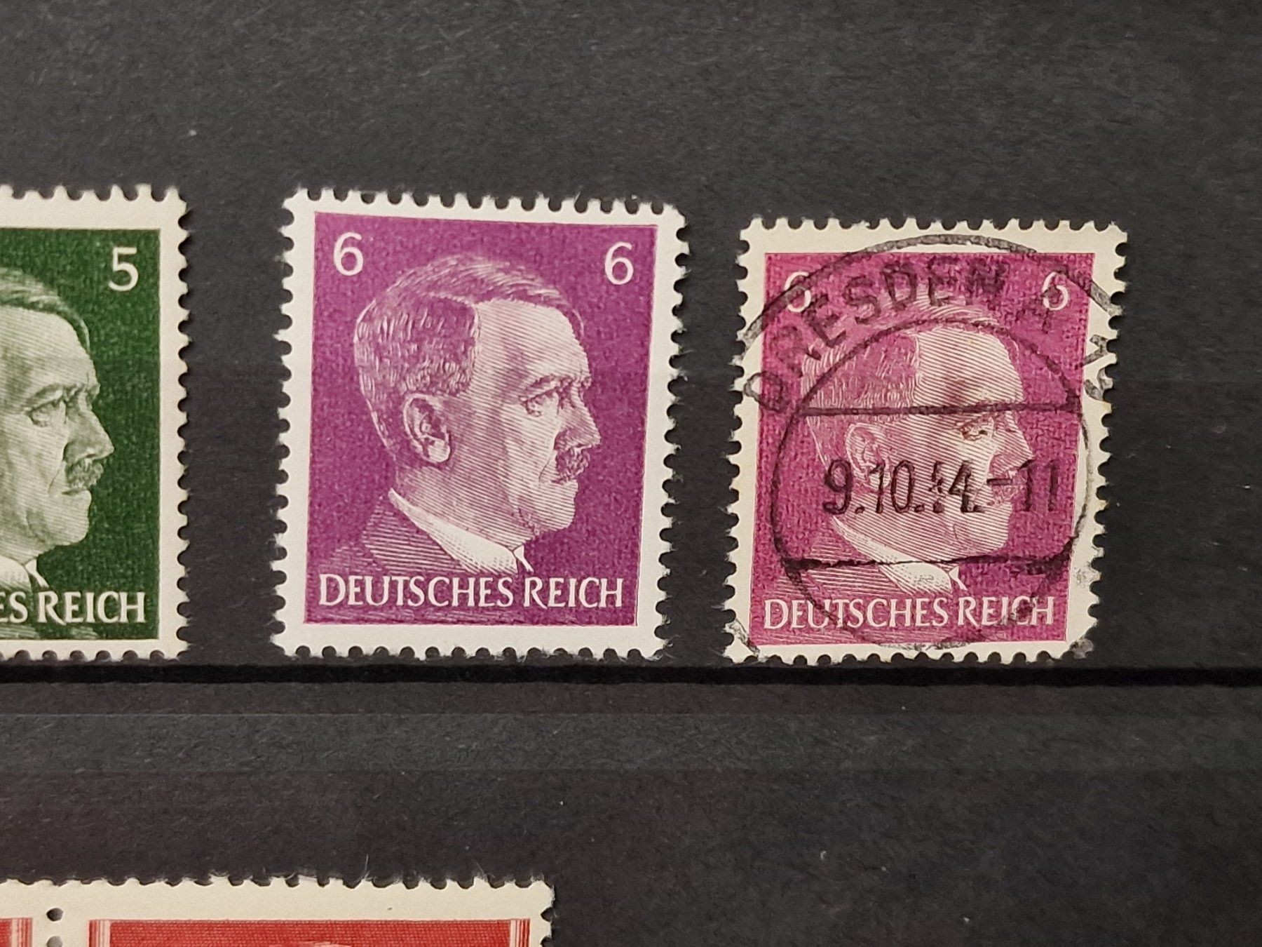 Tutti i francobolli: Deutsches Reich 781b/784b/785b - postfrisch & o – Usato da Aesch LU venduto da briefmarken.uray 4