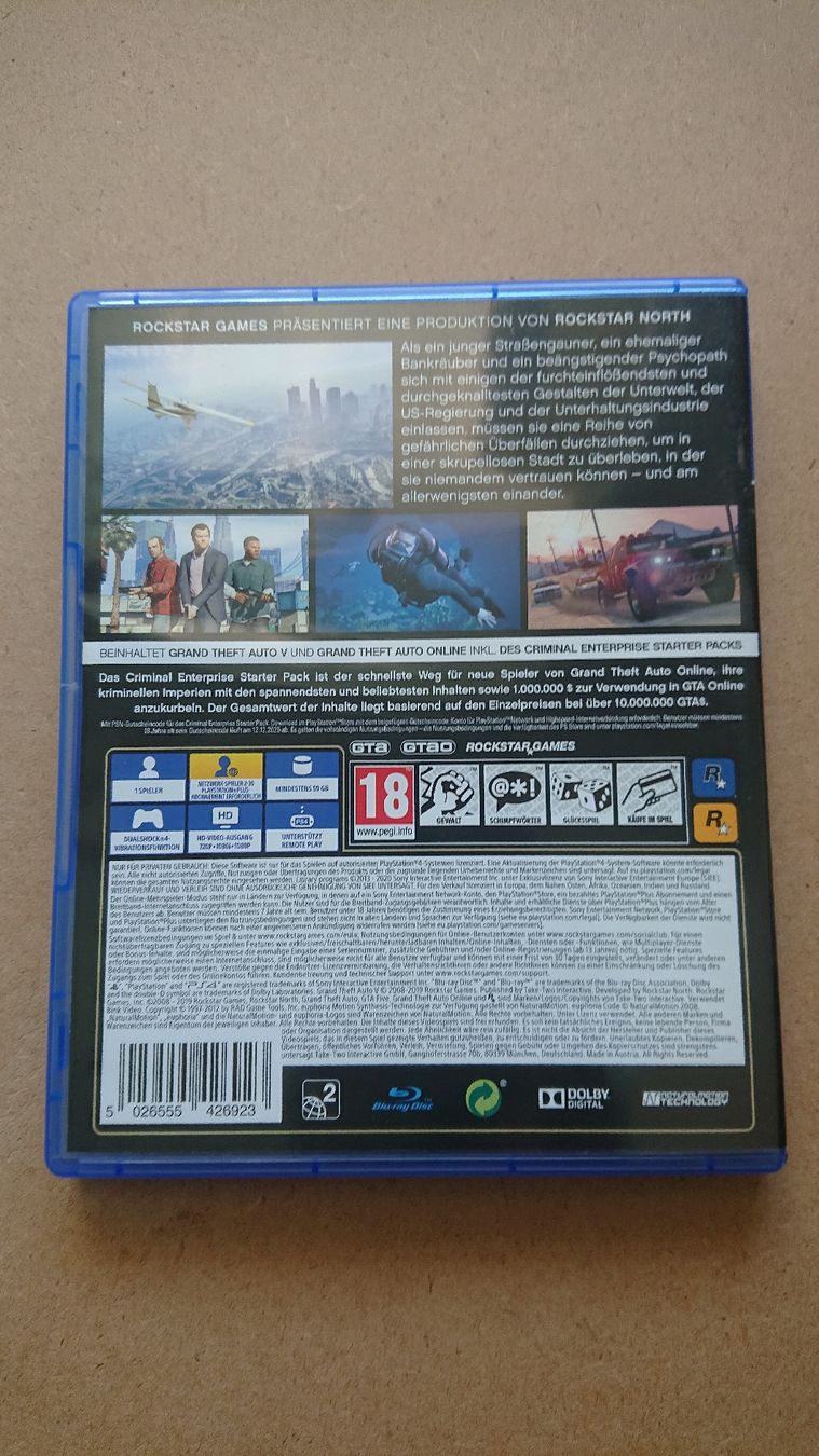 Jeux: Grand Theft Auto V Premium Edition PS4  – D'occasion à Chur par FreakofRarity 1