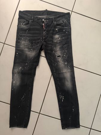 Dsquared2 Jeans Herren schwarz Grösse  48 gebraucht