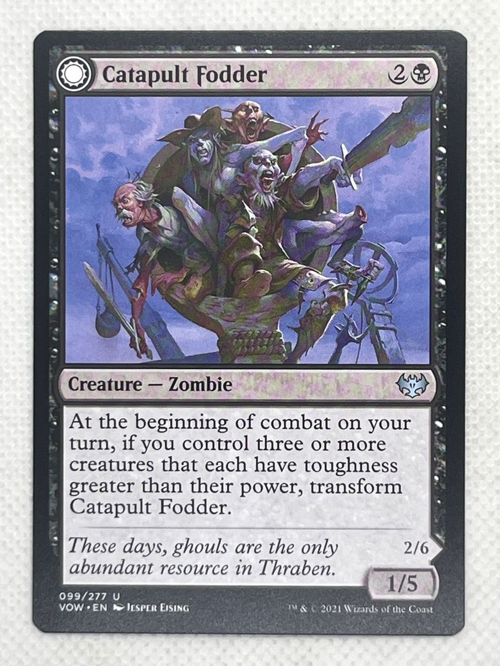 Magic The Gathering Carte collezionabili: MTG Catapult Fodder // Catapult Captain VOW 099 Englisch Unc – Usato da Hinterkappelen venduto da Kim1992