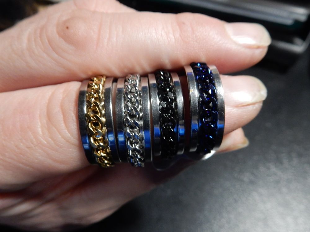 OFFSCH Silikonringe 10er Set - Flexible Fitness Fingerringe Für Herren