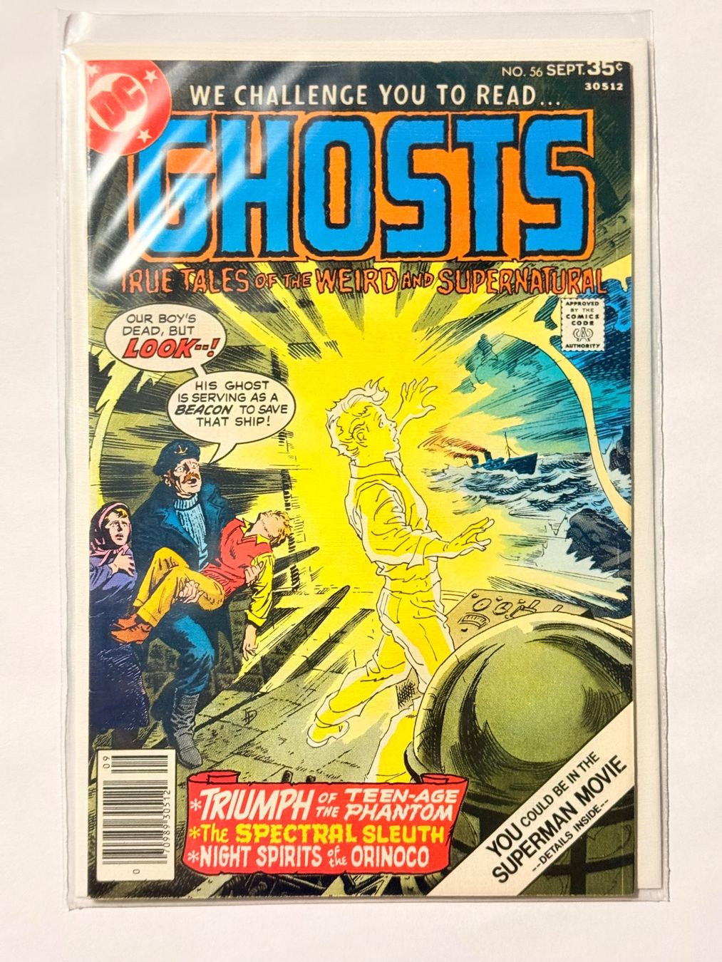 Fumetti: Comic Ghosts Nr. 56 DC Comics September 1977 englisch – Usato da Zuerich venduto da SonderArt-Wertgut