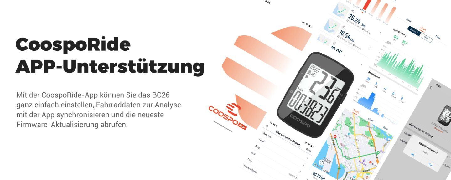 Computer & Strumenti di misurazione: GPS Kabellos Fahrradcomputer Bluetooth 5.0/ANT+ – Nuovo e nell'imballaggio originale da Geneve venduto da Titi2008 7