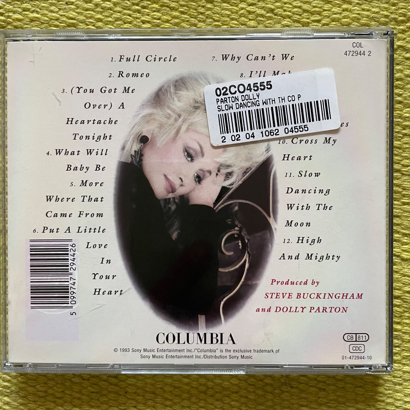 CD: DOLLY PARTON-SLOW DANCING WITH THE MOON – Usato da Rorschacherberg venduto da CD-Roli 1