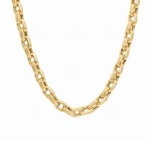Goldkette Gliederkette Gelbgold 18 Karat 45 cm lang