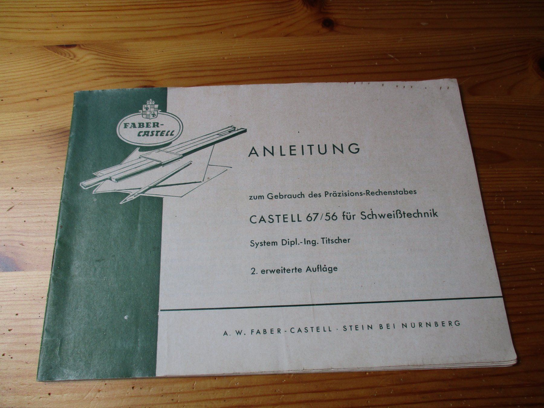 Livres: Faber Castell Rechenstab Anleitung – D'occasion à Felsberg par sanwill