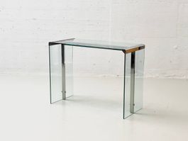 Glas Schreibtisch / Konsole von Gallotti & Radice, 70er