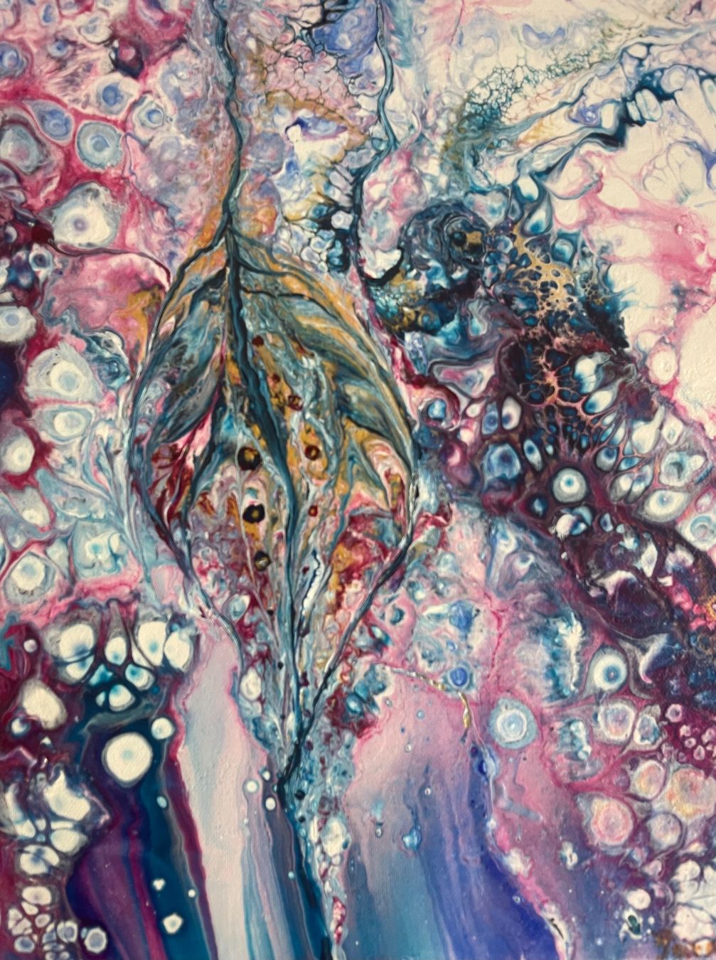 Dipinti: „Cosmic Feather“, – Usato da Buttwil venduto da marsmen