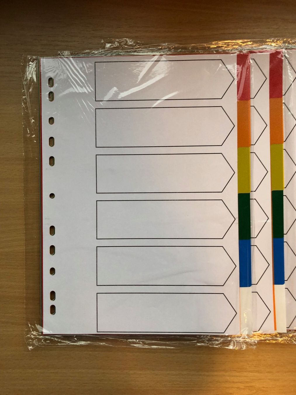 Raccoglitori: 6er-Set Plastikregister 6-teilig – Nuovo e nell'imballaggio originale da Buchs SG venduto da Handyman77 1