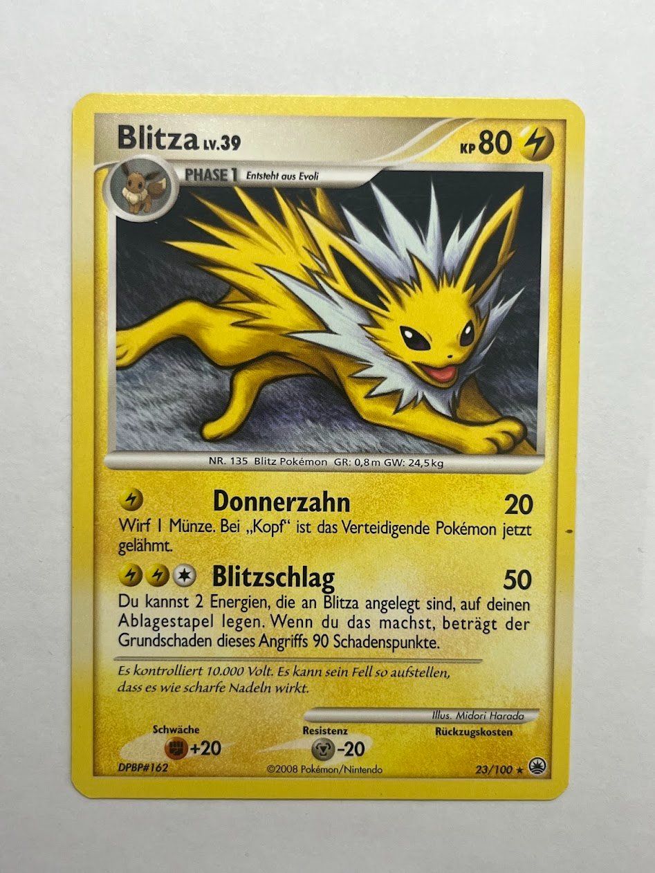 Pokémon Carte collezionabili: Pokemon  Blitza lv.39 23/100 – Usato da schaan venduto da Schokoloco