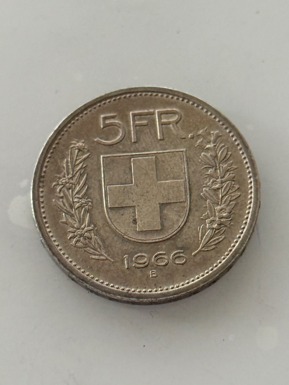Alle Münzen: 5 Franken 1966  Silber – Gebraucht aus Wallisellen von SWISS_SILVER1 1