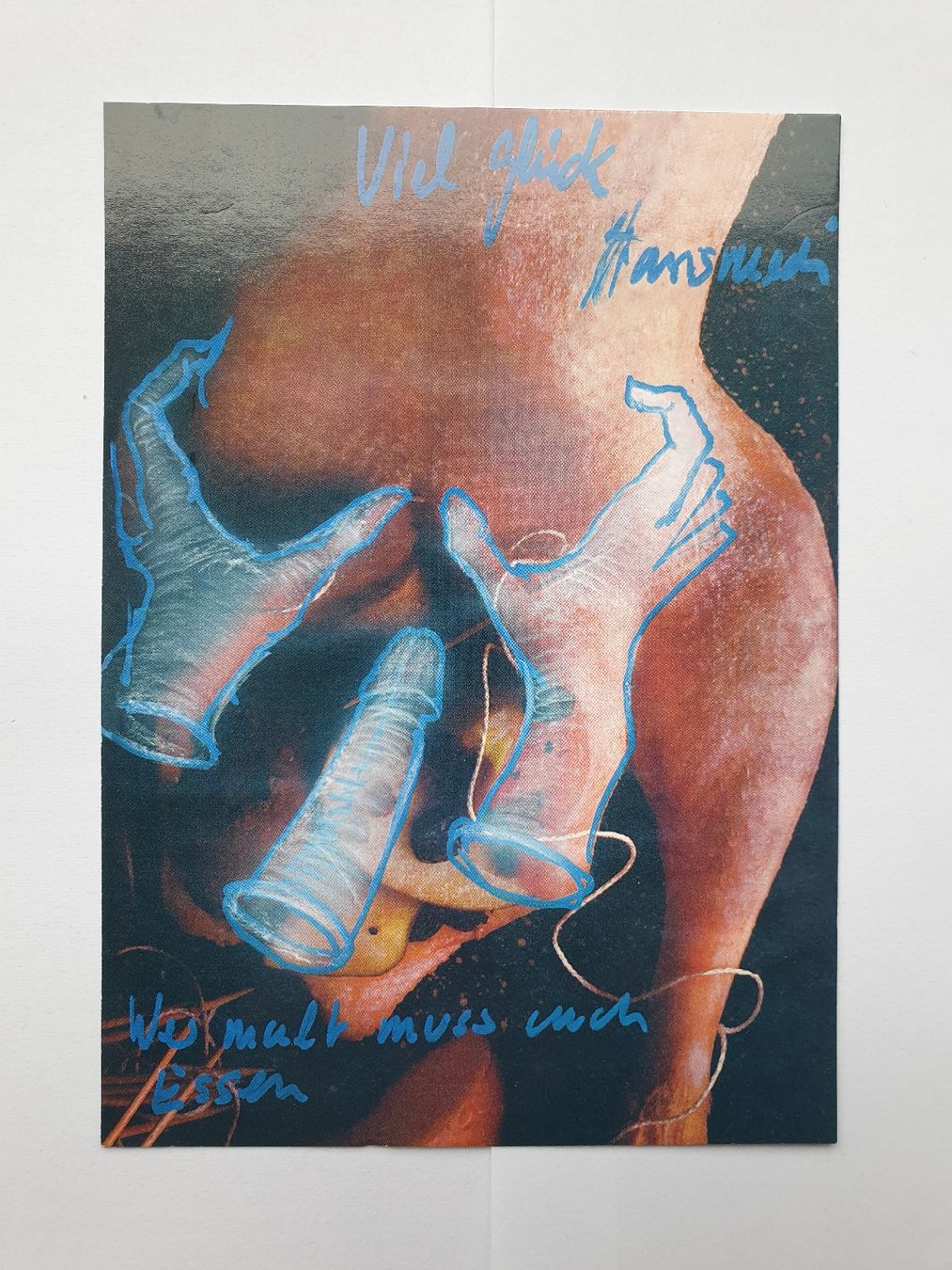Cartoline postali: HR Giger Postkarte 1990 superselten !! – Usato da Adliswil venduto da Kater_Felix