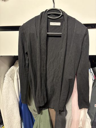 Zara Knit Cardigan, size S, Black, great for layering