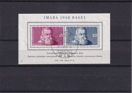 Bloc IMABA 1948 Basel - Oblitéré 1er jour