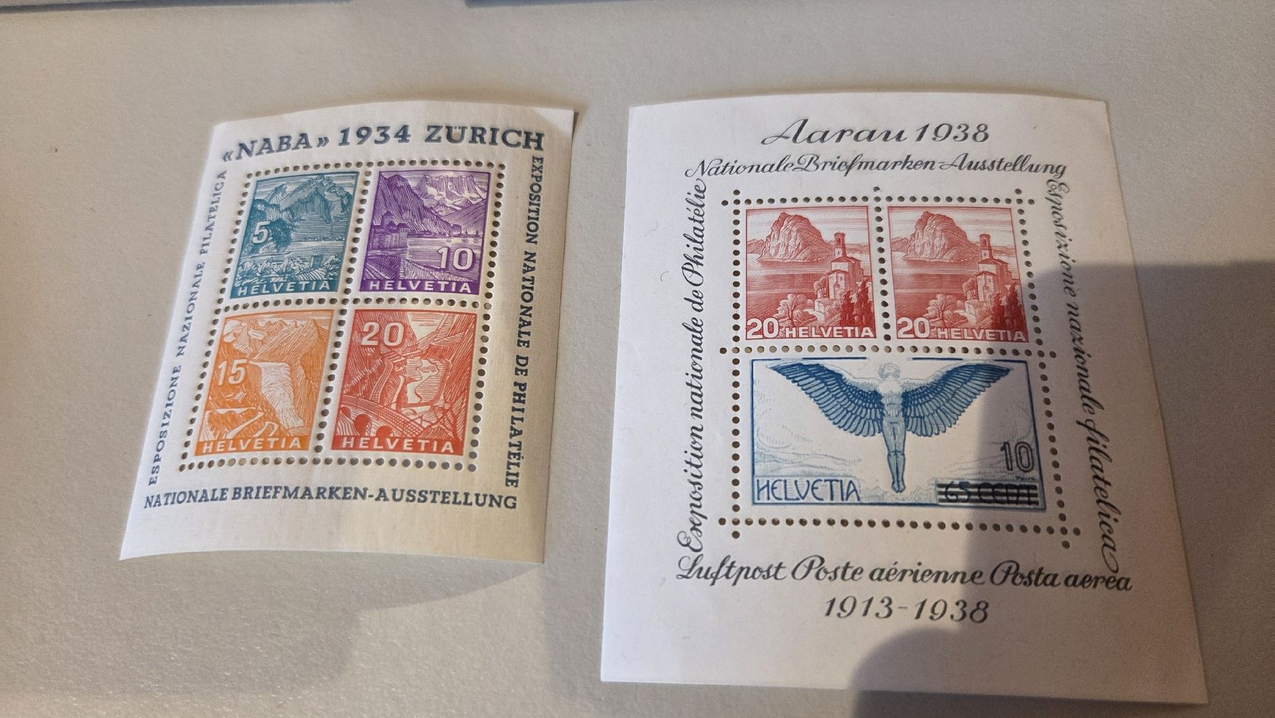 Alle Briefmarken: Lot Blocks und Sondermarken mit NABA Block – Gebraucht aus Arni AG von Moth68 1