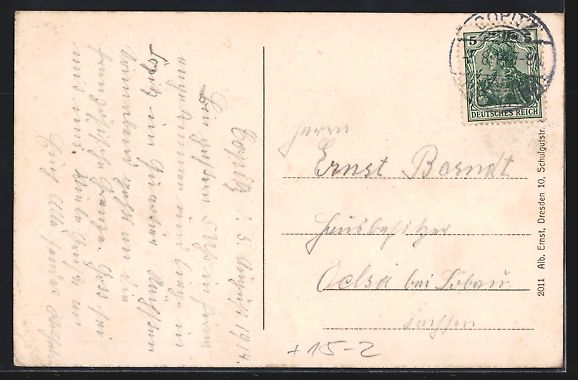 Cartes postales: AK Copitz, Zeppelin über dem Bahnhof – D'occasion à Berlin par bartko-reher 1