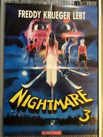 NIGHTMARE 3 / FREDDY KRUEGER LEBT / VIDEO POSTER 1987 A1