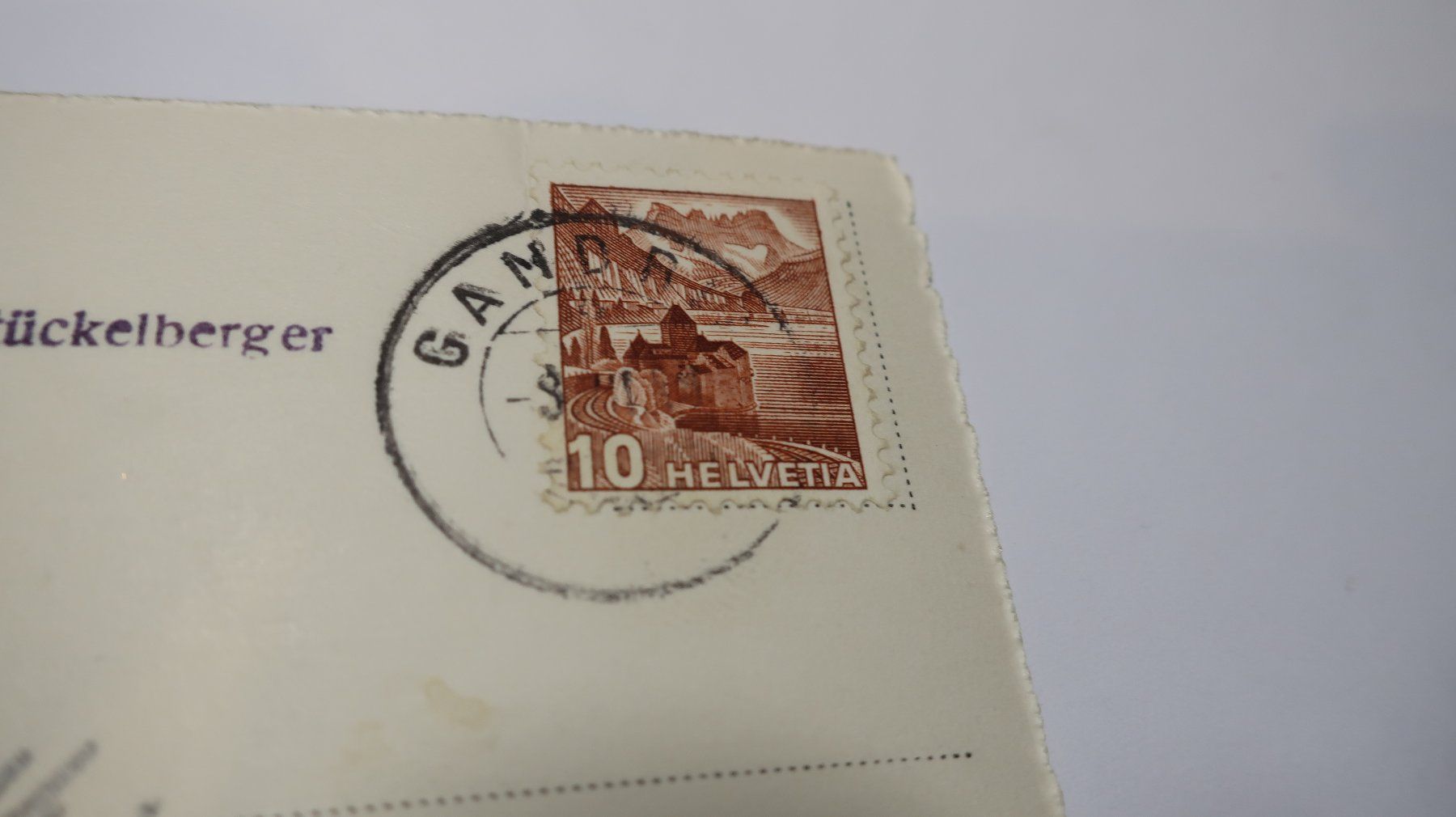 Cartoline postali: Gandria  Lago di Lugano  1948 – Usato da Cormoret venduto da Pascalll2001 5