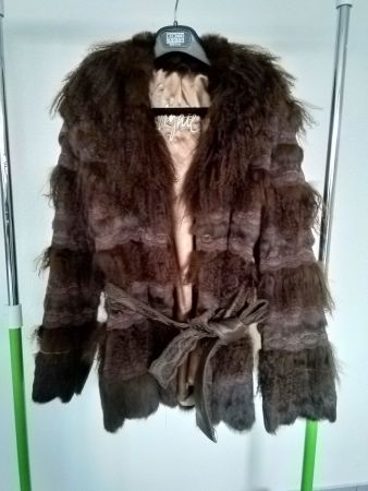 Pelzjacke Gr. M aus Mongolia/Kaninchen