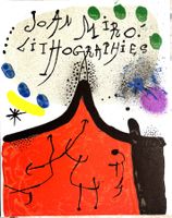 Joan Mirò - Vintage -Lithographie - 1977