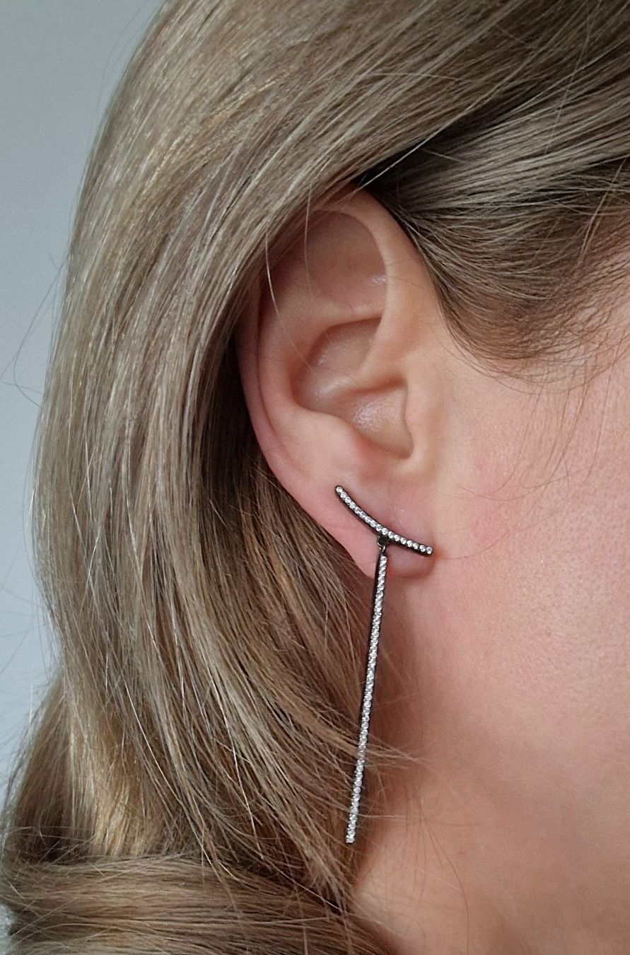 Orecchini pendenti & Orecchini a lobo: Alexandra Plata Ohrringe aus Silber 925 Strasssteine – Nuovo e nell'imballaggio originale da Erlinsbach SO venduto da ULIKH