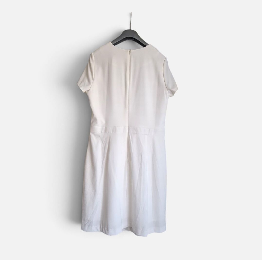 Kleider: Robe drapée blanche - Laura Clément (Taille 42) – Gebraucht aus Renens VD von del_t2kx 1