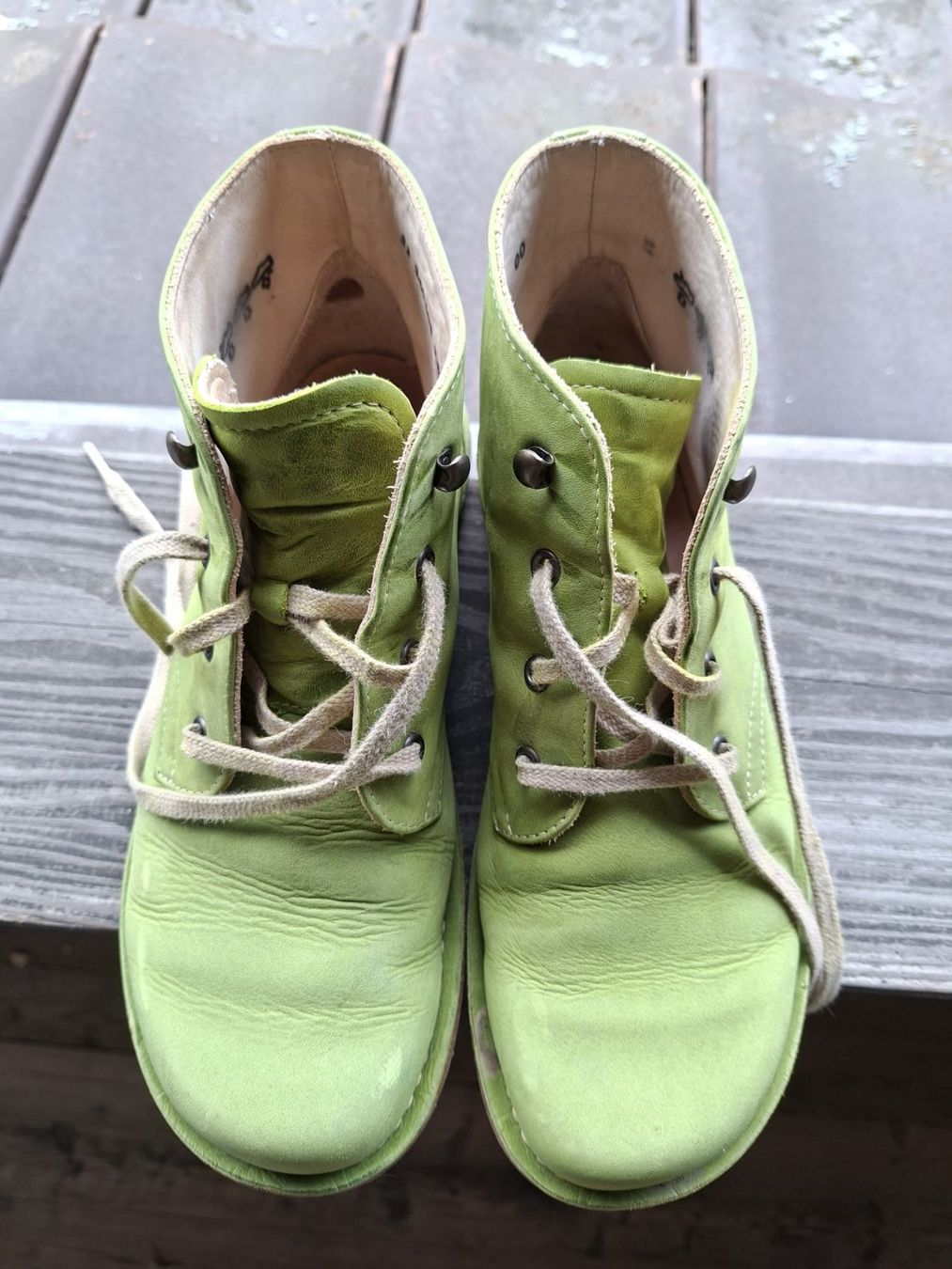 Scarpe da uomo: Waldviertler Tramper hellgrün F 40 – Usato da Winterthur venduto da l.nilles 2