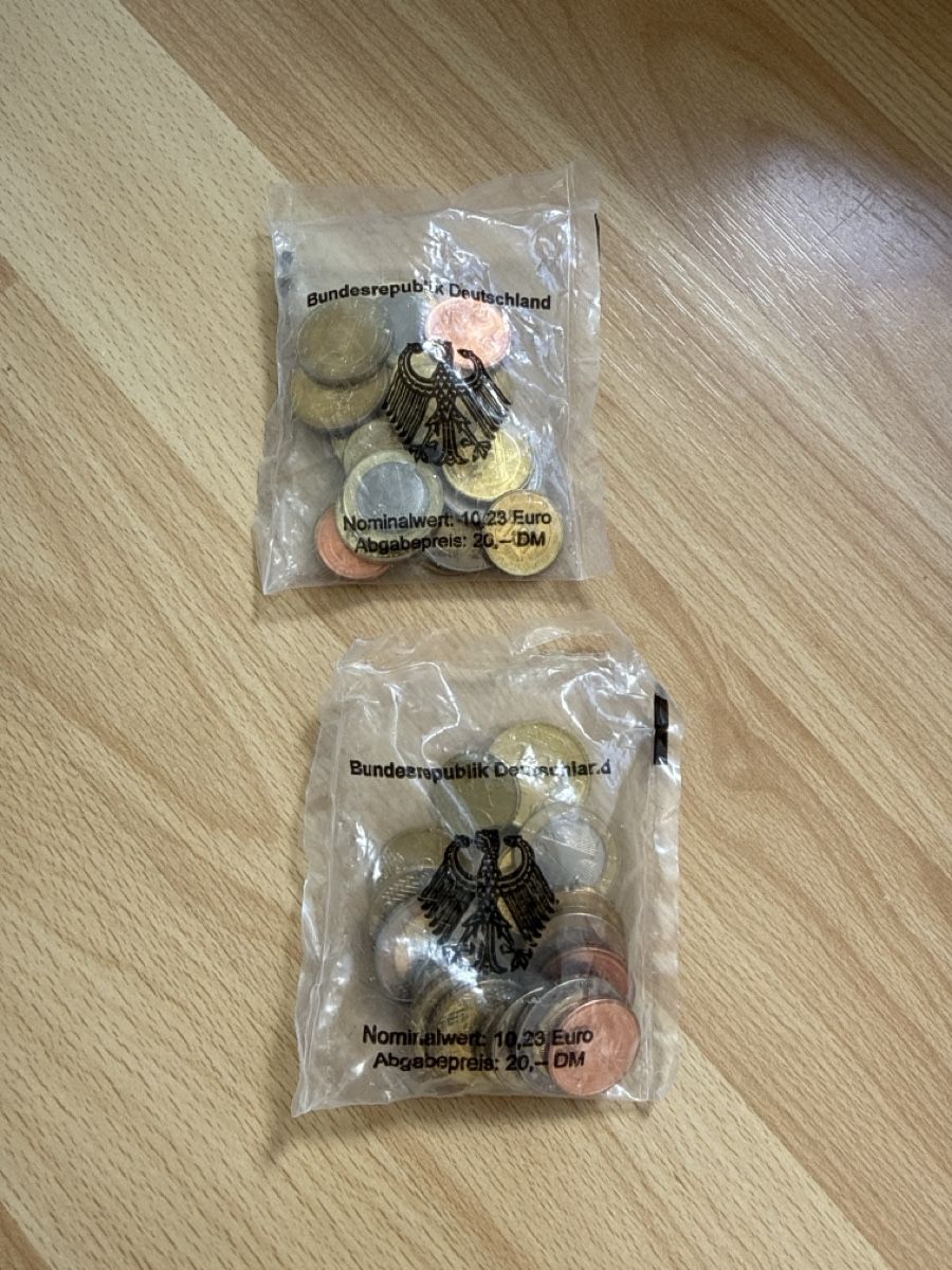 Tutti le monete: 2x Euro starter Kit Deutschland 2002 – Usato da Zürich venduto da ol-inclusive