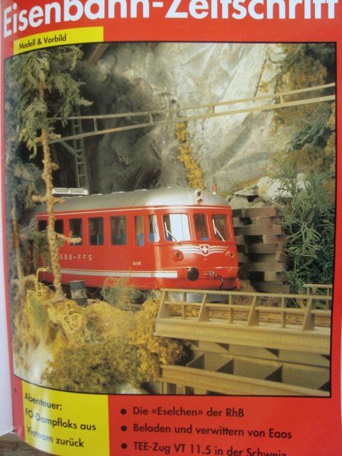 Riviste & Magazine: Eisenbahn Zeitschrift modell + vorbild, 11-90 – Usato da Thun venduto da Abigboss