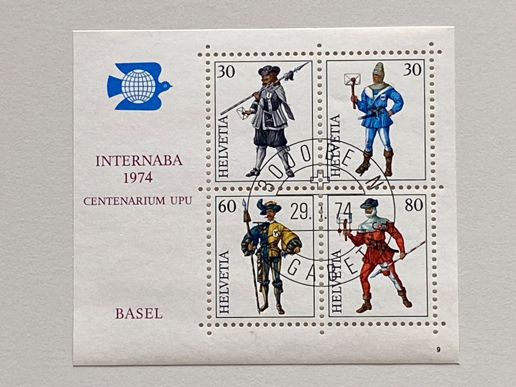 Tutti i francobolli: W50, ET, Nr 9 – Usato da Aarau venduto da hilde47