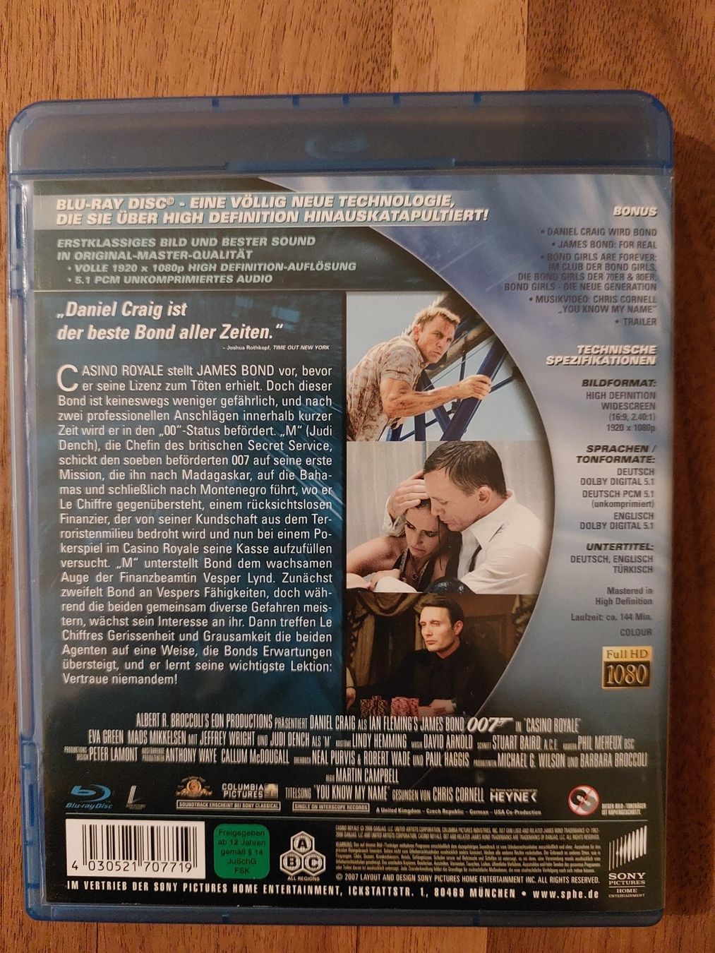 Alle DVDs: Blu Ray - James Bond 007 Casino Royale – Gebraucht aus Rheinfelden von FilmAuktion 1