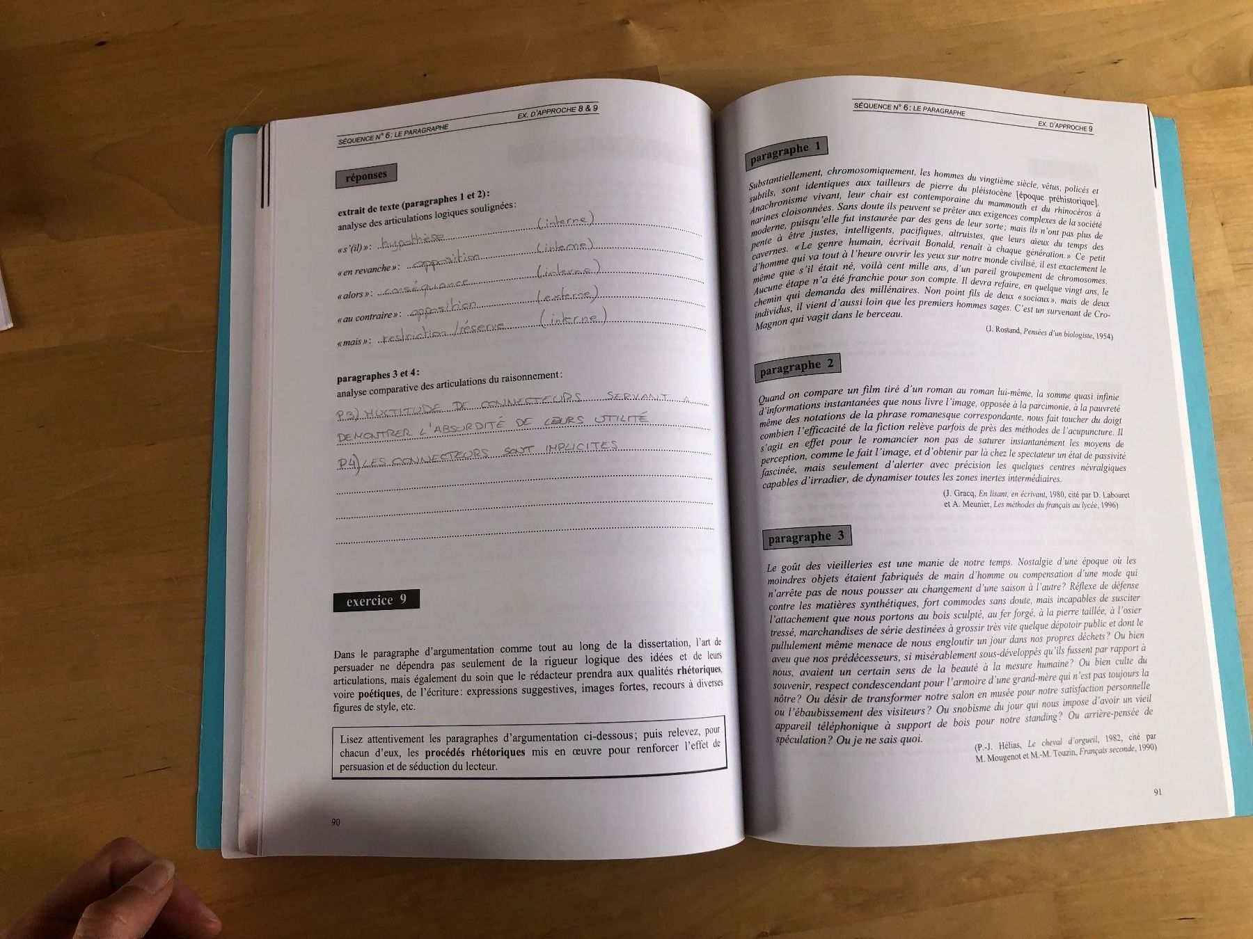 Libri: Apprentissage de la dissertation séquences 1 & 4-5-6 – Usato da St-Aubin FR venduto da Tiweety 4