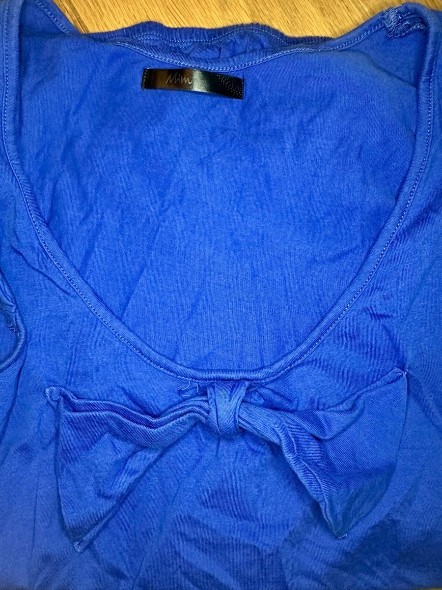 Tops: Blaue Top mitt Schleife s/m – D'occasion à Pfaffhausen par Klaras_second_hand 1