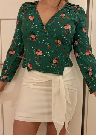 Grünes Wickelshirt &OtherStories 38